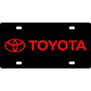 Toyota Logo License Plate
