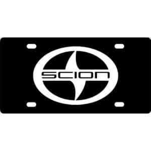 Toyota Scion Logo License Plate
