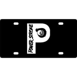 Turbo Powerstroke License Plate