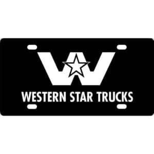 Western Star Trucks License Plate