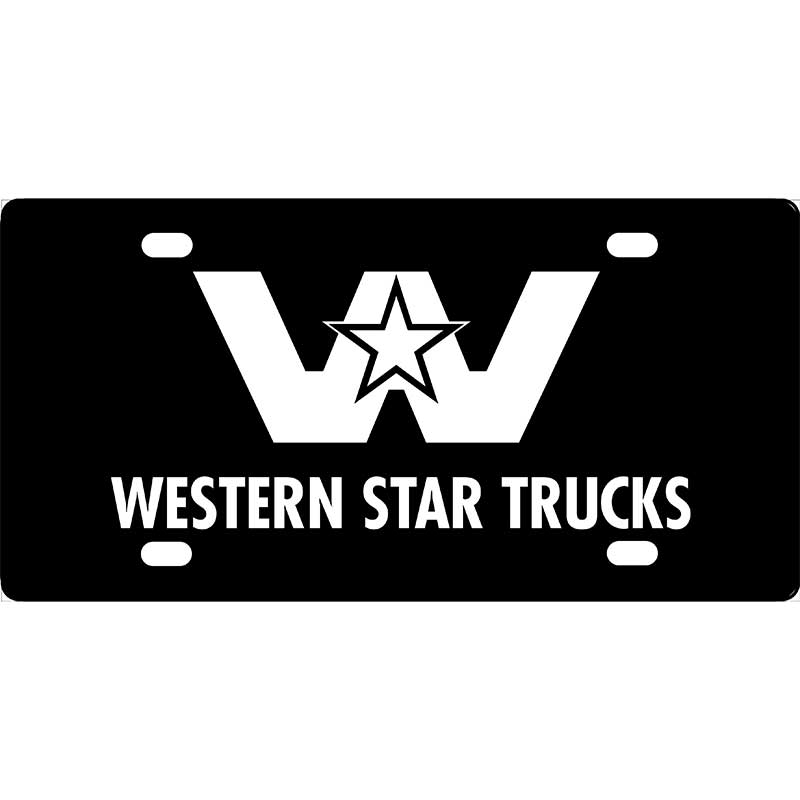 Western Star Trucks License Plate