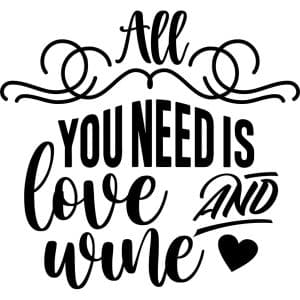 All you need is love decal