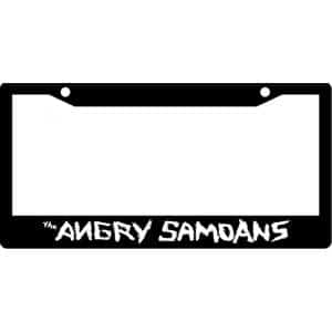 Angry-Samoans-Band-Logo-License-Plate-Frame