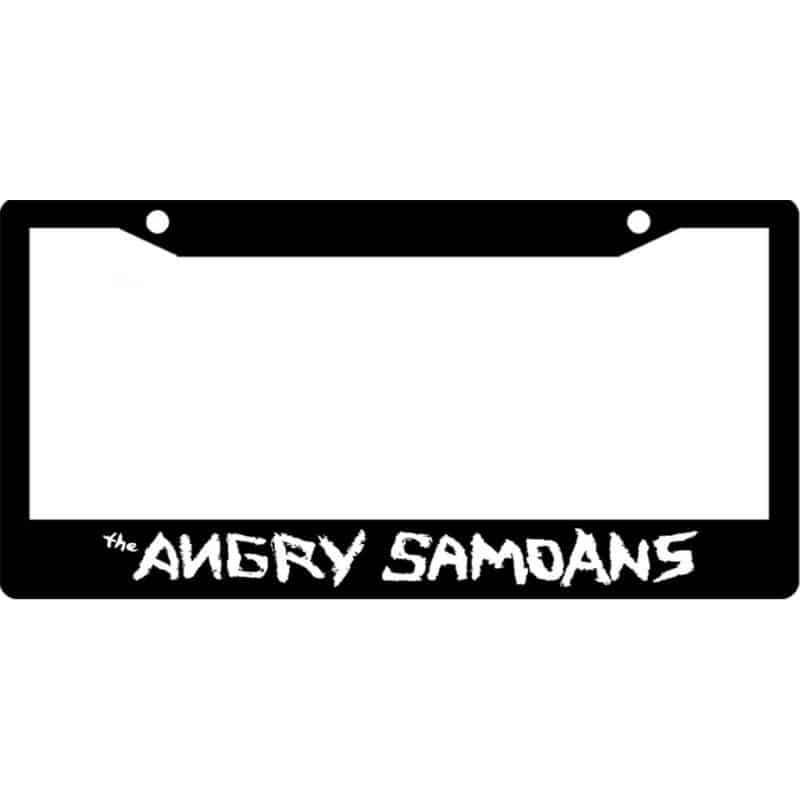 Angry-Samoans-Band-Logo-License-Plate-Frame