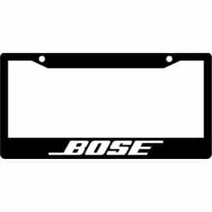 Bose-Logo-License-Plate-Frame