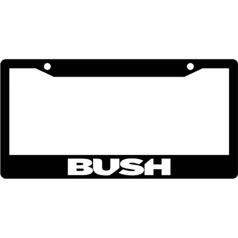 Bush-Band-Logo-License-Plate-Frame