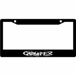 Carnifex-Band-Logo-License-Plate-Frame