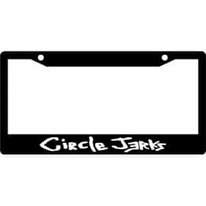 Circle-Jerks-Band-Logo-License-Plate-Frame