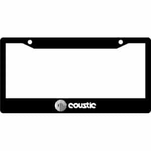 Coustic-Audio-License-Plate-Frame