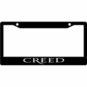 Creed-Band-License-Plate-Frame