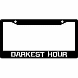 Darkest-Hour-Band-License-Plate-Frame