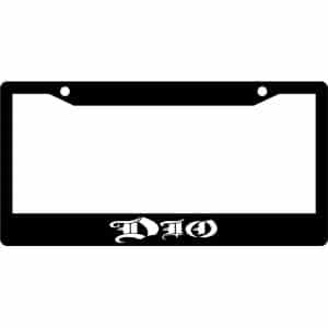 Dio-License-Plate-Frame