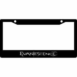 Evanescence-Logo-License-Plate-Frame
