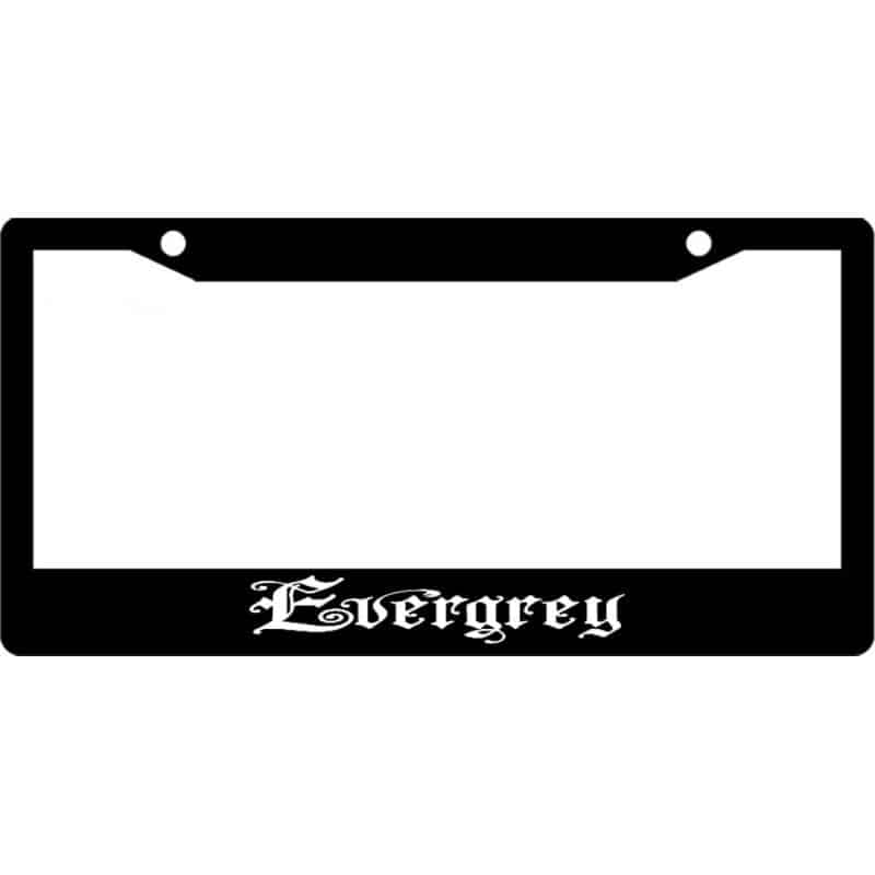 Evergrey-Band-License-Plate-Frame