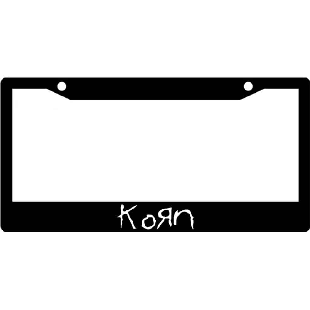 Korn Band Logo License Plate Frame
