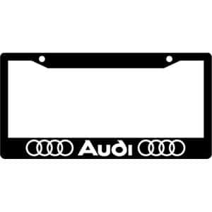 Audi-Logo-License-Plate-Frame