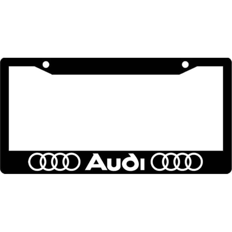 Audi-Logo-License-Plate-Frame