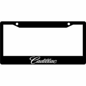 Cadillac-Logo-License-Plate-Frame