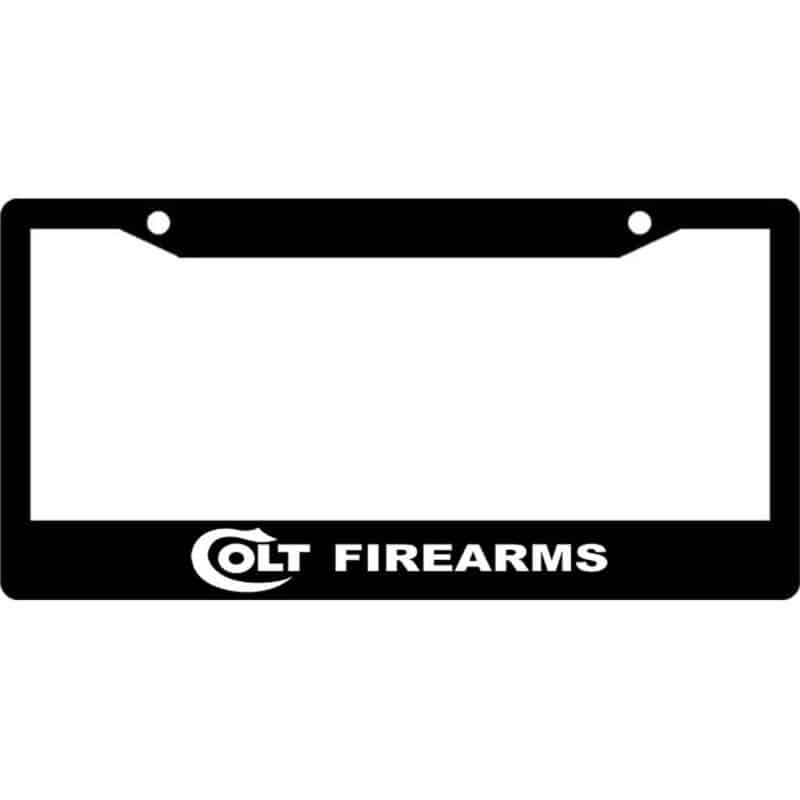 Colt-Gun-Logo-License-Plate-Frame
