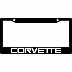 Corvette-Logo-License-Plate-Frame