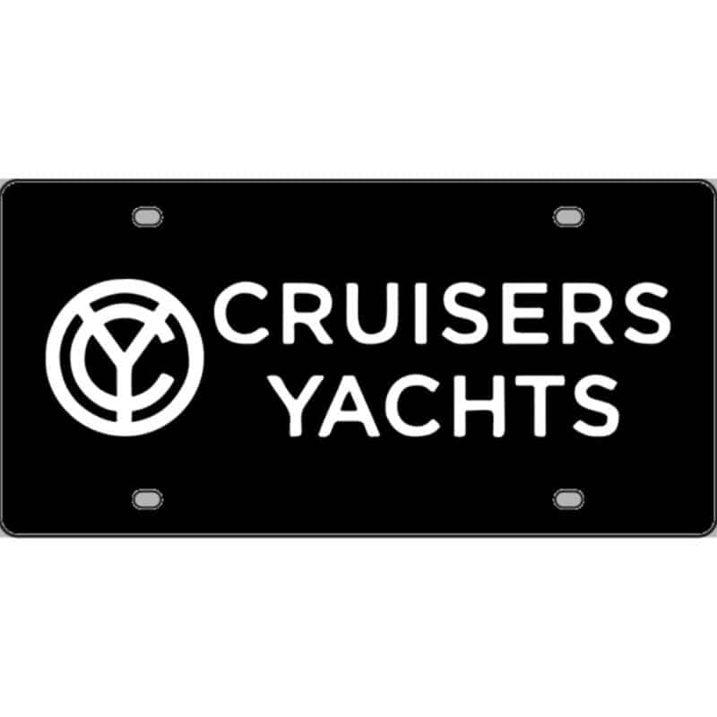 Cruisers-Yachts-Emblem-License-Plate-Frame