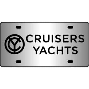 Cruisers-Yachts-Emblem-Mirror-License-Plate