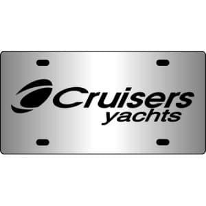 Cruisers-Yachts-Logo-Mirror-License-Plate