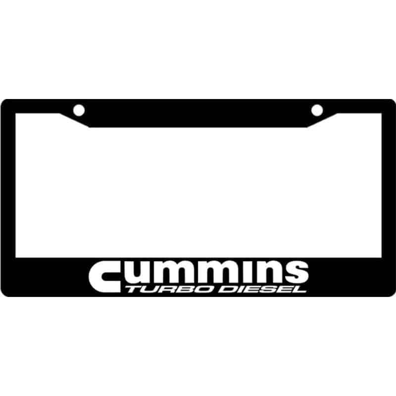 Cummins-Turbo-Diesel-License-Plate-Frame