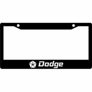 Dodge-Logo-License-Plate-Frame