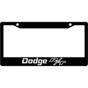 Dodge-RT-Logo-License-Plate-Frame