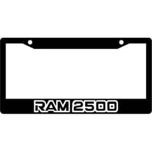 Dodge-Ram-2500-License-Plate-Frame