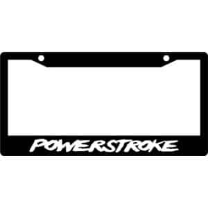 Ford-Powerstroke-License-Plate-Frame