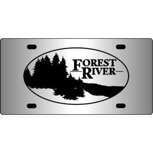Forest-River-Logo-Mirror-License-Plate