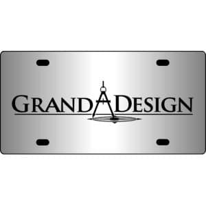 Grand-Design-Logo-Mirror-License-Plate