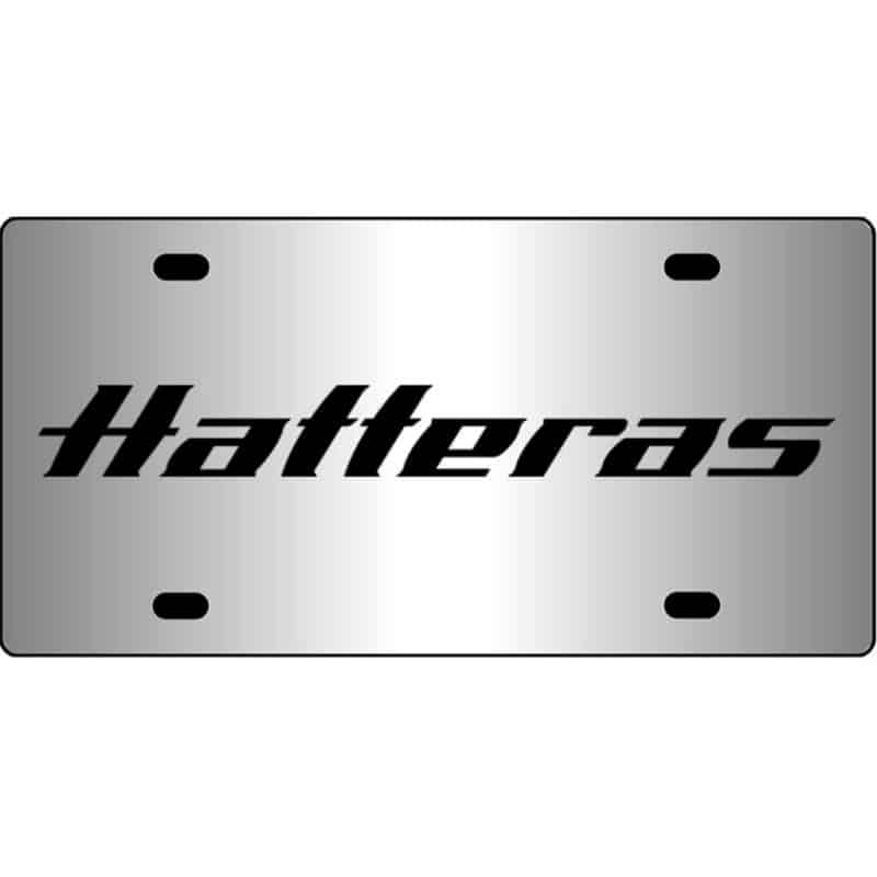 Hatteras-Yachts-Mirror-License-Plate