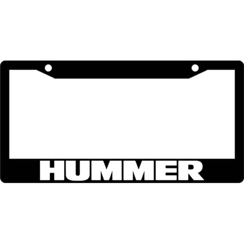 thumbnail image 2 of HECASA Chrome Rear License Plate Cap & Handle Trim For 2003-2005 Hummer H2 SUV 2 of 3