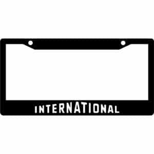 International-Truck-Logo-License-Plate-Frame