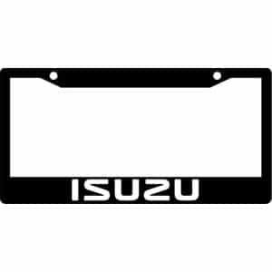 Isuzu-Logo-License-Plate-Frame
