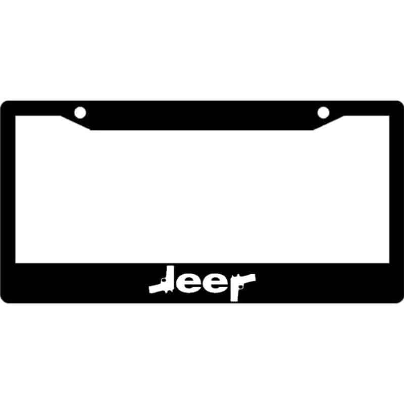 Jeep-Guns-License-Plate-Frame