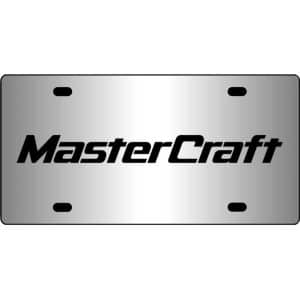 Mastercraft-Logo-Mirror-License-Plate