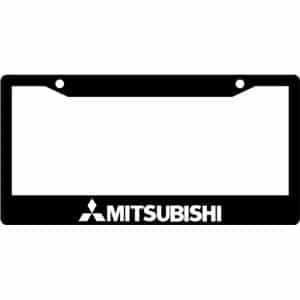 Mitsubishi-Logo-License-Plate-Frame
