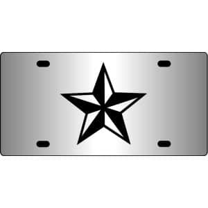 Nautical-Star-Mirror-License-Plate