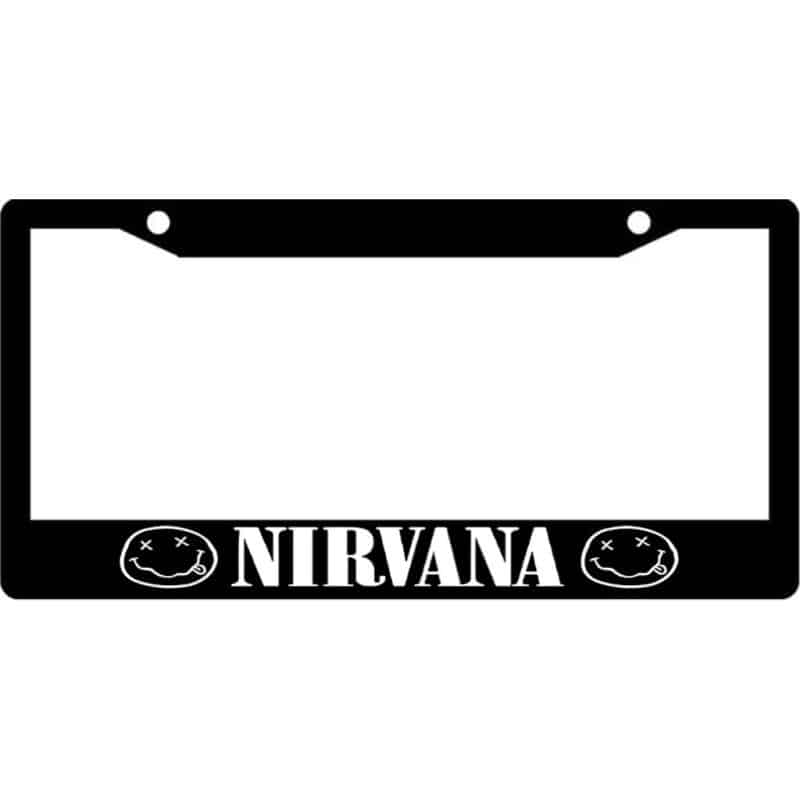 Nirvana-Band-Logo-License-Plate-Frame