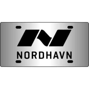 Nordhavn-Emblem-Mirror-License-Plate