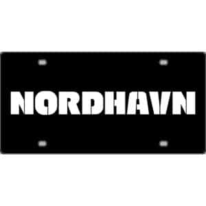 Nordhavn-Logo-License-Plate