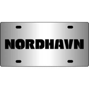 Nordhavn-Logo-Mirror-License-Plate