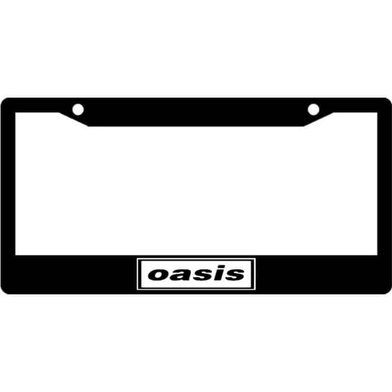 Oasis-Band-Logo-License-Plate-Frame