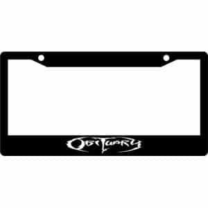 Obituary-Band-Logo-License-Plate-Frame