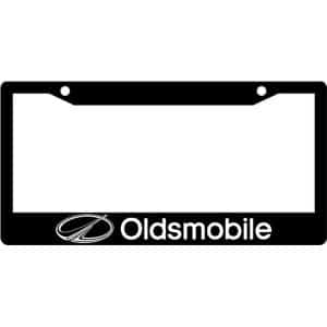 Oldsmobile-Emblem-License-Plate-Frame
