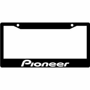 Pioneer-Audio-License-Plate-Frame